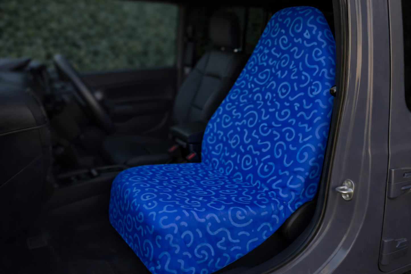 The Hairy Dog Hooded Towel (Blue Wacky)