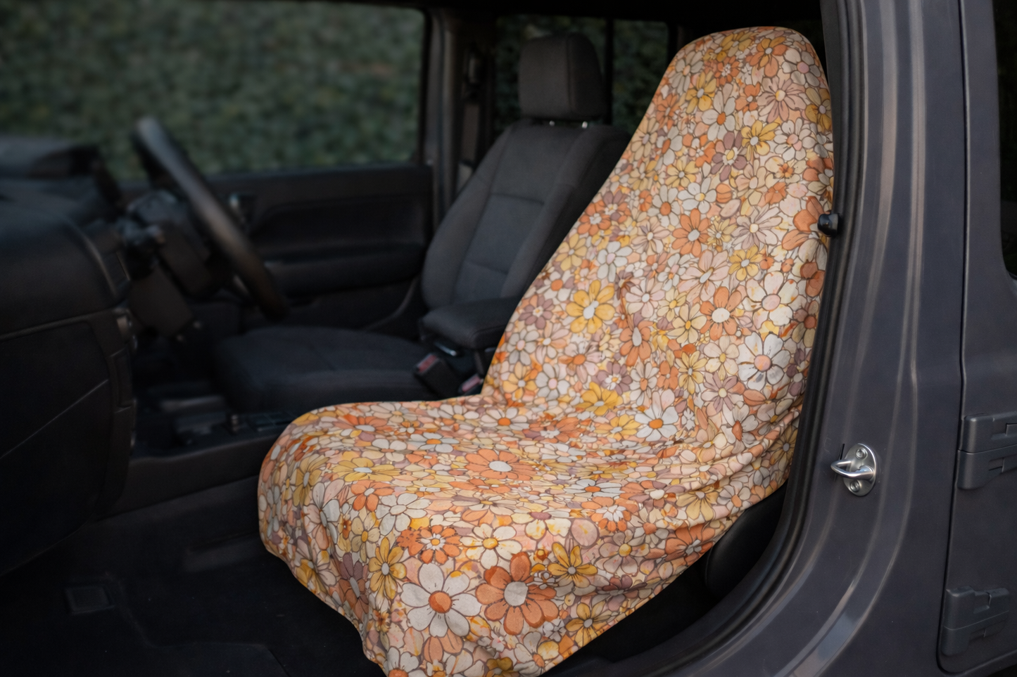 The Hairy Dog Hooded Towel (Flowers)